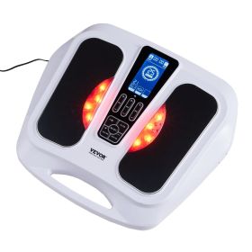 Foot Circulation Stimulator with Heat, EMS & TENS Foot Massager for Neuropathy, Electric Foot Stimulator with 3-Level Temperature