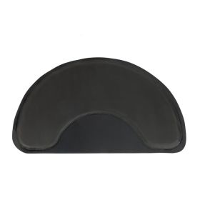 Outer Circle, Inner Circle, 3ft X4.5ft X1-2in, PVC NBR, Black Salon Mat (Option: Color)